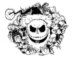 L étrange Noel De Mr Jack Coloriage 10 Coloriage L étrange Noel De Mr Jack
