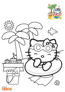 Le Coloriage De Hello Kitty Coloriages Hello Kitty Imprimez Gratuitement Sur Notre Blog