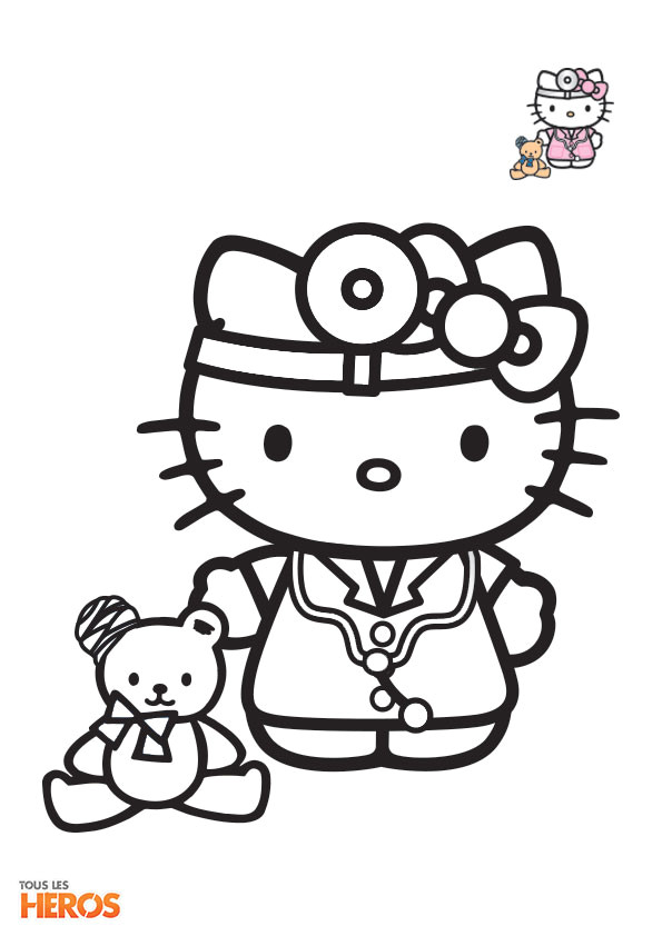 Le Coloriage De Hello Kitty Coloriages Hello Kitty Imprimez Gratuitement Sur Notre Blog