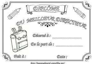 Le Meilleur Du Coloriage Diplome Maitresse Maitre atsem