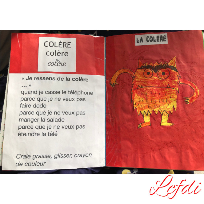 Le Monstre Des émotions Coloriage Notre Beau Projet En Couleurs Et En émotions – La Cigale