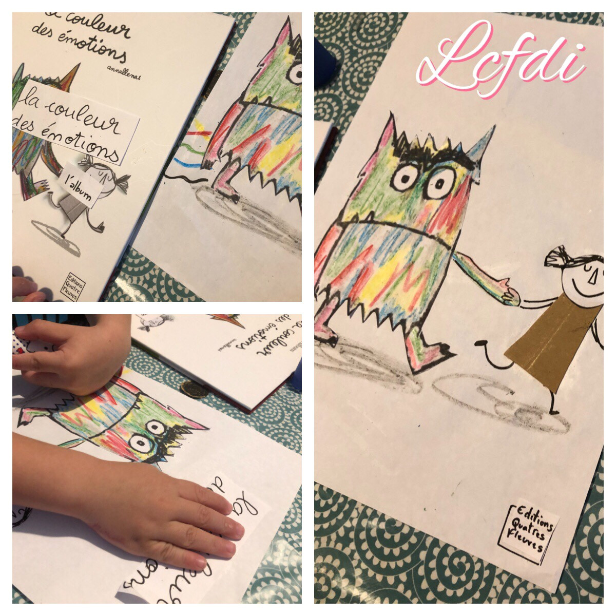 Le Monstre Des émotions Coloriage Notre Beau Projet En Couleurs Et En émotions – La Cigale