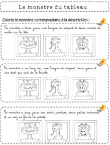 Le Monstre Du Tableau Coloriage 31 Meilleures Images Du Tableau Le Monstre Du Tableau