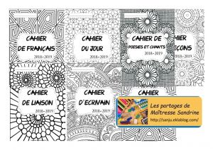 Leçon De Coloriage Poésie Pages De Garde à Colorier Rentrée