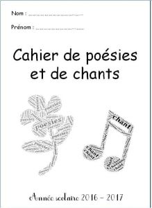 Leçon De Coloriage Poésie Pages De Garde Des Cahiers Ce1