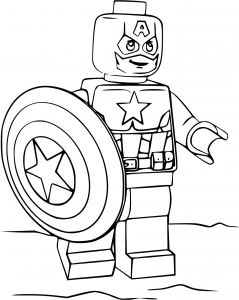 Lego Coloriage A Imprimer Nouveau Coloriage Captain America Lego