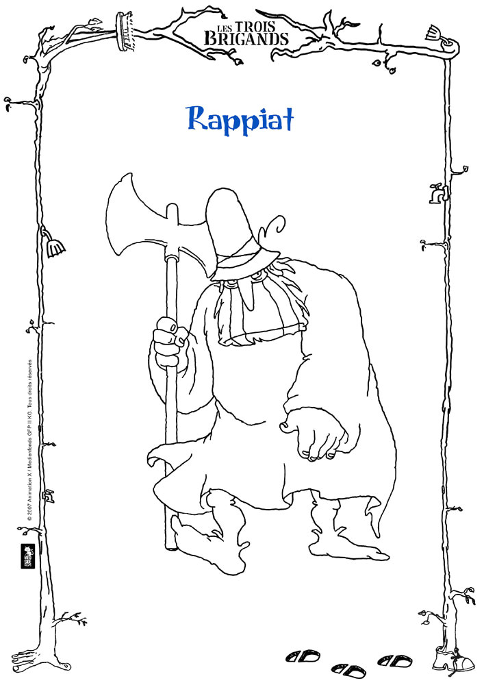 Les Trois Brigands Coloriage 1000 Images About Les Trois Brigands On Pinterest