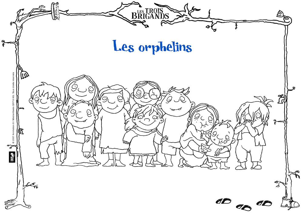 Les Trois Brigands Coloriage Les Trois Brigands