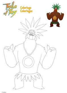 Les Zinzins De L Espace Coloriage Trolls De Troy