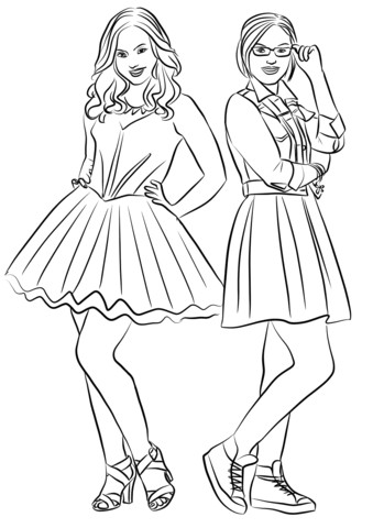 Liv Et Maddie Coloriage Coloriage Liv Et Mad Liv Et Maddie Coloriage Coloriage Liv Et Mad