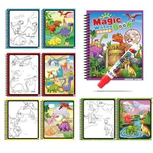 Livre Coloriage Stylo Eau Livre Doodle De Dessin De L Eau Magique Coloriage Stylo