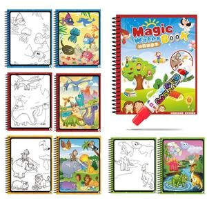 Livre De Coloriage à L Eau "livre Doodle De Dessin De L Eau Magique Coloriage Stylo