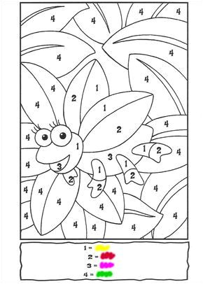 Livre De Coloriage Avec Des Chiffres Jeu Du Coloriage Codé Jerdin D Enfants
