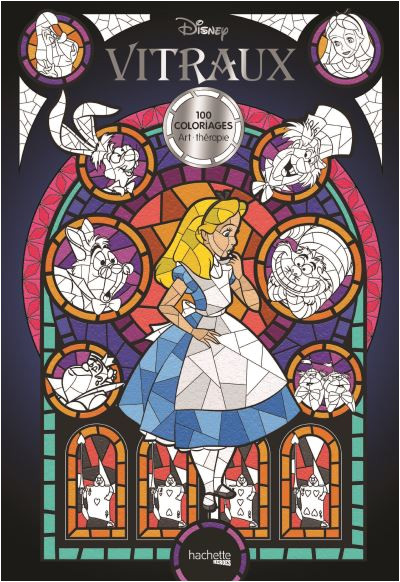 Livre De Coloriage Disney Vitraux Disney Vitraux