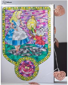 Livre De Coloriage Disney Vitraux Les 23 Meilleures Images De Disney Vitrail