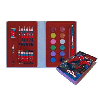 Malette De Coloriage Spiderman Malette Coloriage 28 Pièces Spiderman 54 Peinture