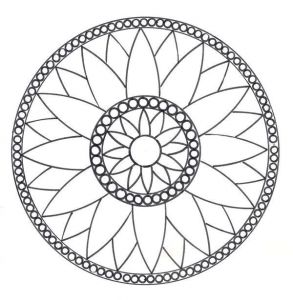 Modele De Coloriage Mandala Coloriage Mandalas