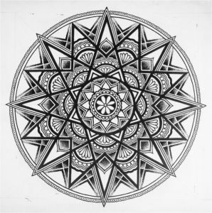 Modele De Coloriage Mandala Modele De Mandala A Imprimer Kbacha