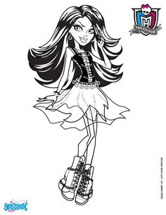 Monster High Coloriage Noel 15 Best Monster High Images