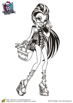 Monster High Frankie Coloriage 22 NejlepÅ¡­ch ObrázkÅ¯ Z NástÄnky Monster High Frankie Stein