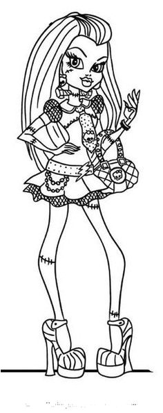 Monster High Frankie Coloriage Die 86 Besten Bilder Von Ausmalbilder