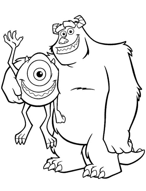 Monstre Et Compagnie Coloriage A Imprimer Coloriage A Imprimer Monstre Et Pagnie Gratuit Et Colorier
