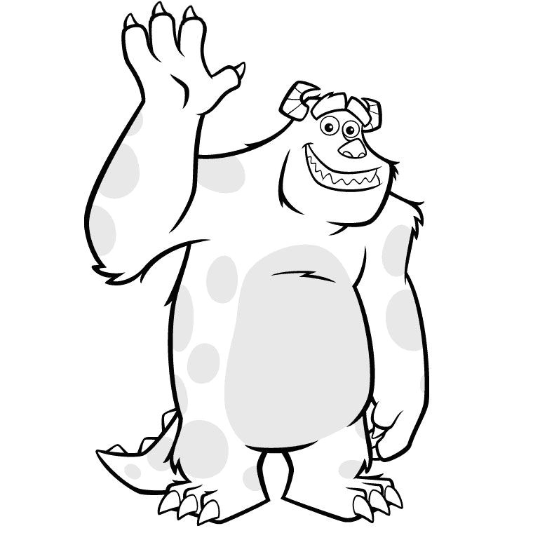 Monstre Et Compagnie Coloriage A Imprimer Coloriage Monstre Et Pagnie