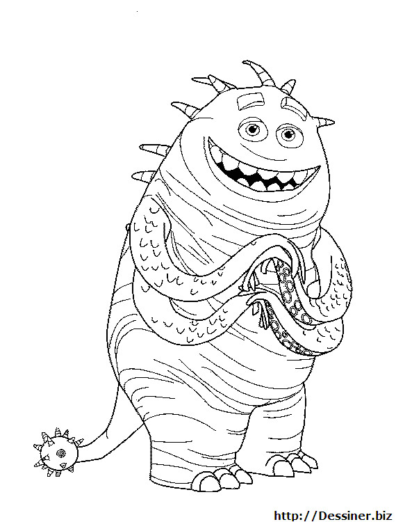 Monstre Et Compagnie Coloriage A Imprimer Monstres Et Cie 20 S D Animation – Coloriages à