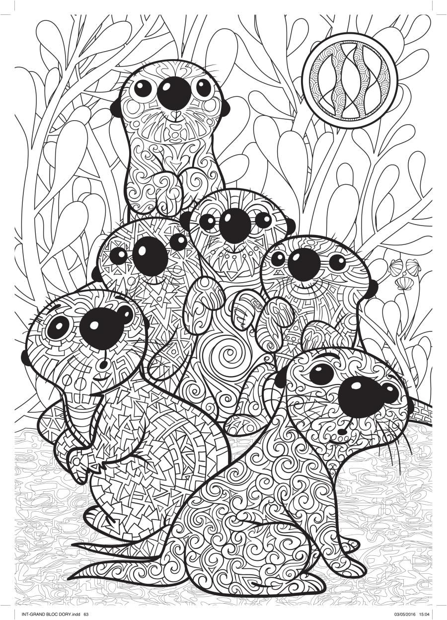 Nemo Coloriage A Imprimer Art Thérapie Le Monde De Dory Hachette Heroes