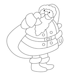 Noel Coloriage Gratuit Imprimer Dessin De No L Facile   Reproduire