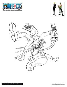 One Piece Zorro Coloriage 30 Best Color E Piece Images