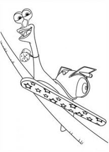 Oscar Et Malika Coloriage 7 Best Snail Images