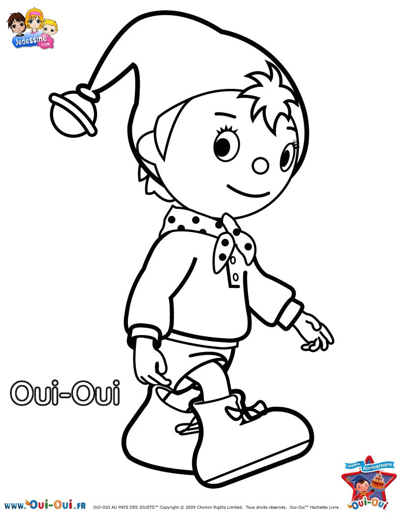Oui Oui Coloriage à Imprimer Coloriages Coloriage Gratuit Oui Oui Fr Hellokids