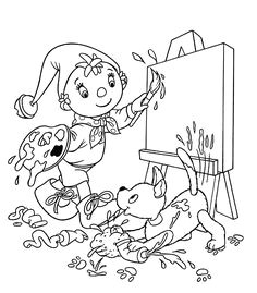 Oui Oui Et Ses Amis Coloriage 118 Meilleures Images Du Tableau Ayk Oui Oui Noddy