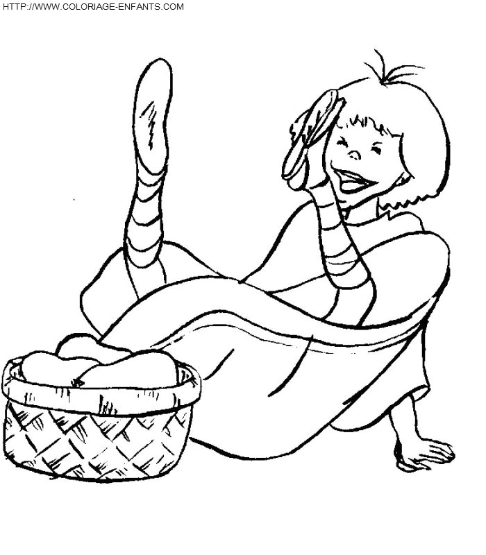 Panier De Fruits Coloriage Coloriage Les Cites Dor Esteban Avec son Panier De Fruits