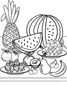 Panier De Fruits Coloriage Coloriage Panier De Fruits A Imprimer Gratuit