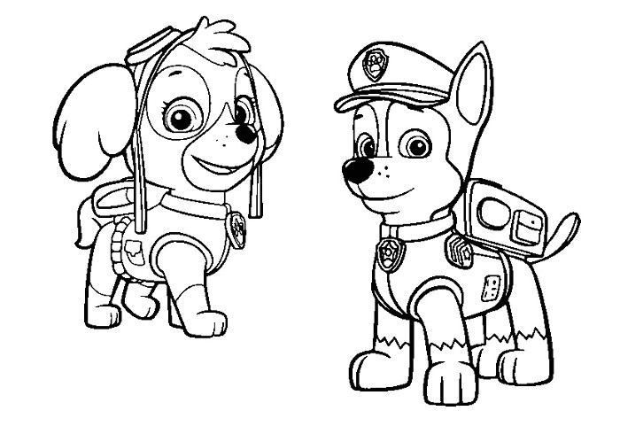Pat Patrouille Stella Coloriage Coloriage Et Dessins Pat Patrouille Ou Paw Patrol