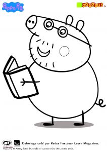 Peppa Pig En Coloriage Pin On Example Cartoons Coloring