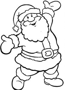 Pere Noel Cheminee Coloriage Dessin De Noel Facile
