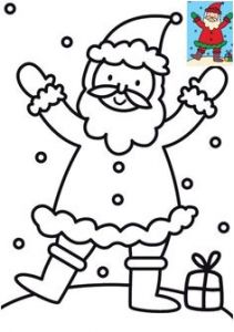 Pere Noel Coloriage à Imprimer Les 40 Meilleures Images De Dessin Pere Noel