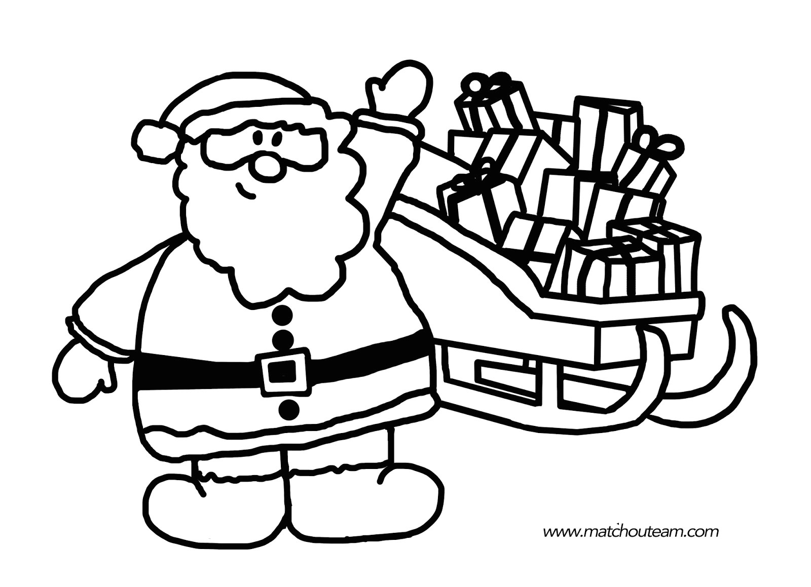 Pere Noel Coloriage En Ligne Dessin A Colorier De Pere Noel