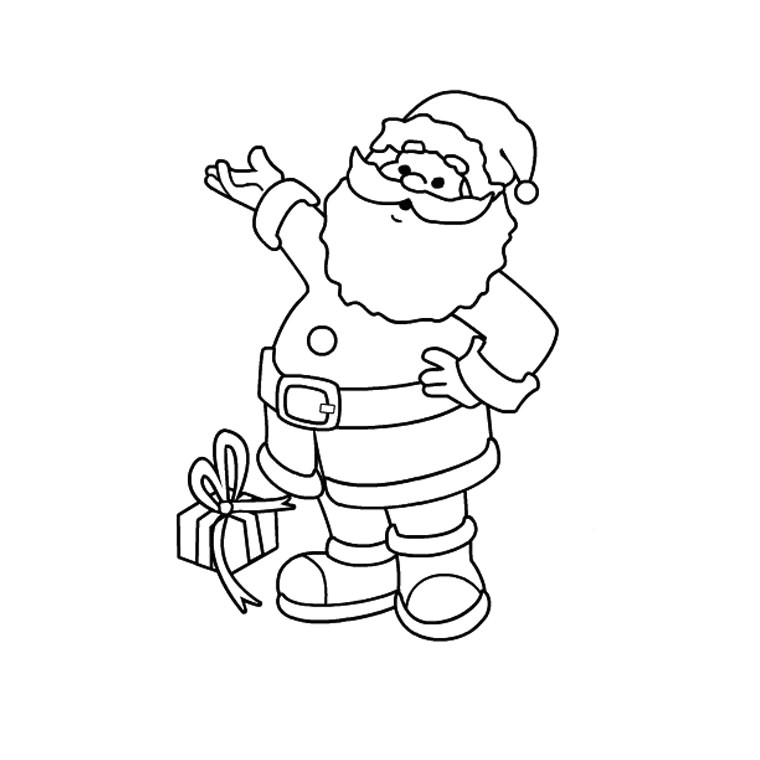 Pere Noel Coloriage Gratuit 8 Dessins De Coloriage Père Noël Imprimer Gratuit à Imprimer