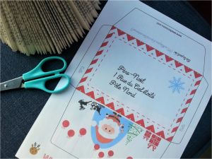 Père Noël Coloriage Noel Enveloppe Pere Noel A Imprimer 2018