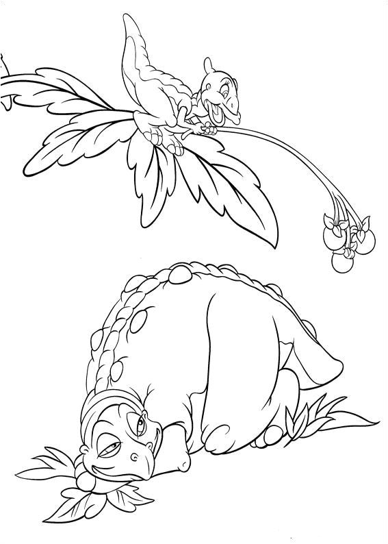Petit Pied Le Dinosaure Coloriage Coloriage Dessins Le Petit Dinosaure 10