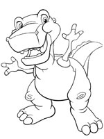 Petit Pied Le Dinosaure Coloriage Coloriage Le Petit Dinosaure Sur top Coloriages