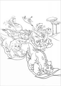 Petit Pied Le Dinosaure Coloriage the Land before Time Coloring Pages
