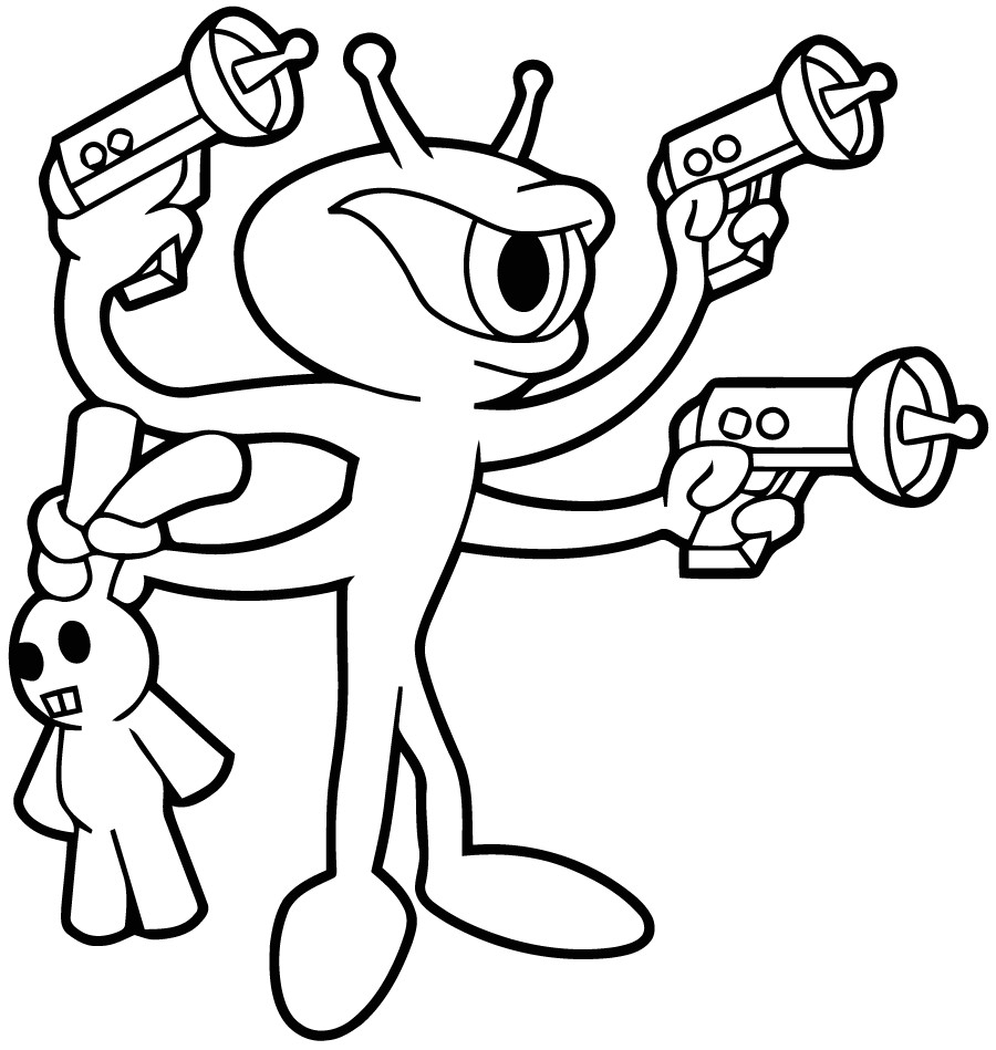 Pirate Coloriage à Imprimer Dessins Gratuits   Colorier Coloriage Extraterrestre  