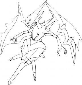 Pokemon Ultra Chimere Coloriage Coloriage Mandrillon Pokemon à Imprimer