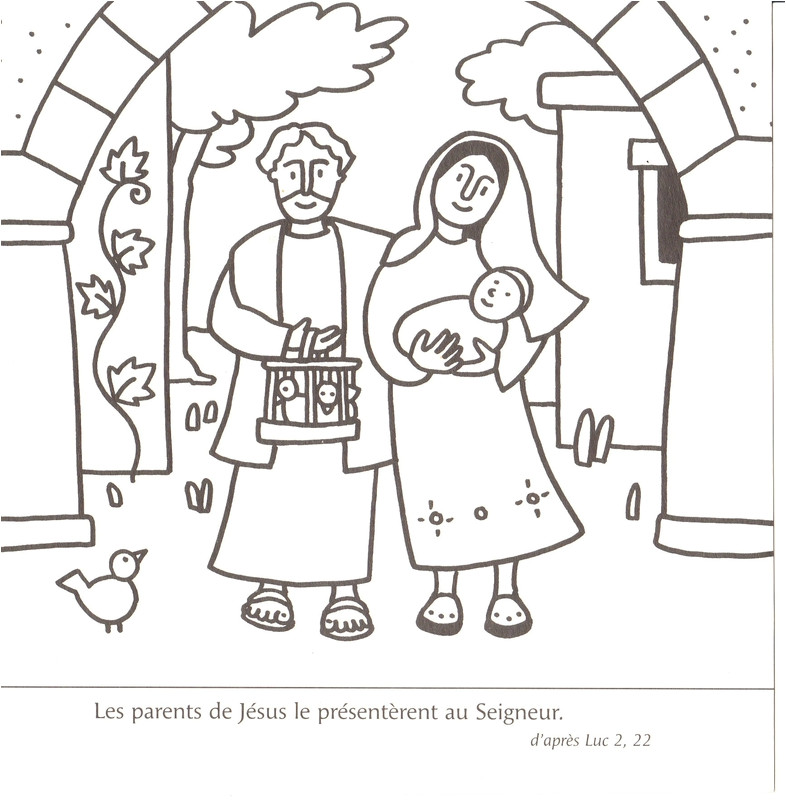 Presentation De Jesus Au Temple Coloriage Eveil A La Foi Et P Tit Kt