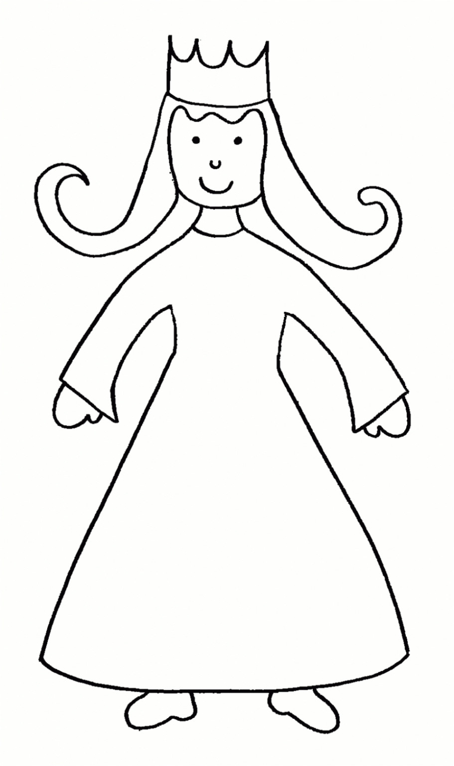 Princesse De Noel Coloriage Modele Dessin Princesse Facile